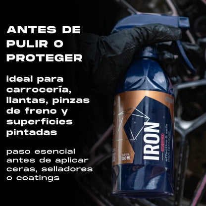 DESCONTAMINANTE FÉRRICO PARA PINTURA Y LLANTAS – GYEON Q²M Iron REDEFINED