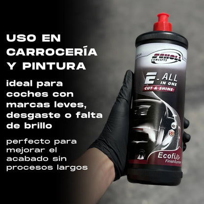 Compuesto de pulido todo en uno para corte y brillo duradero 1L – Scholl E-ALL IN 1 Cut & Shine