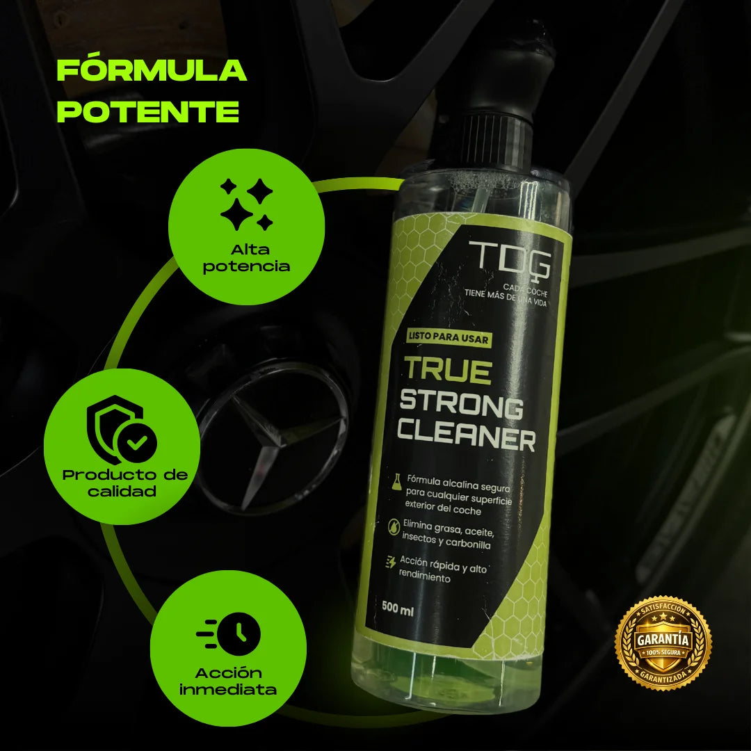 Limpia llantas, neumático, elimina mosquitos True Strong Cleaner