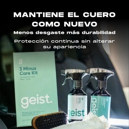 Geist Kit 3 Minus Care para cuero y vinilo
