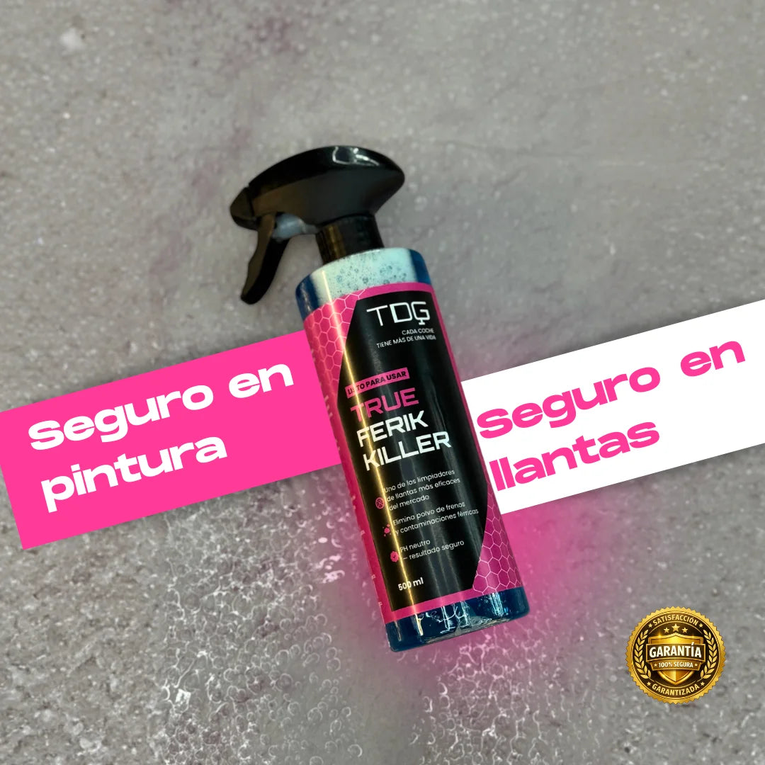 Descontaminante Férrico para Llantas y Pintura True Ferik Killer