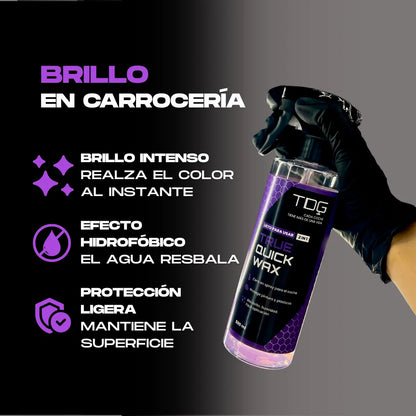 Kit de productos para el cuidado del coche True Kit Detailing Pro