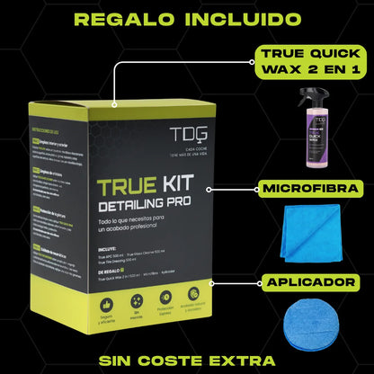 Kit de productos para el cuidado del coche True Kit Detailing Pro