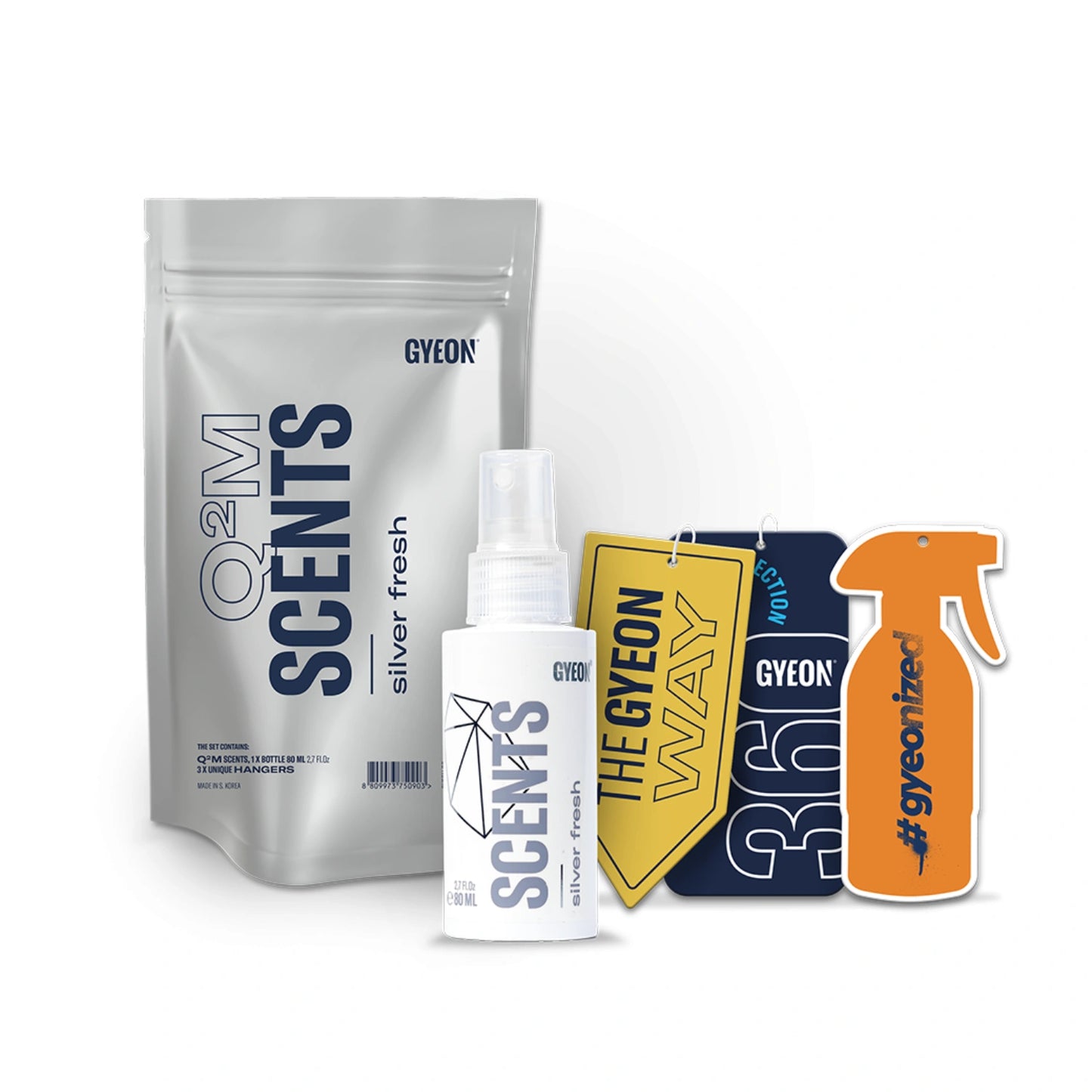 Ambientador Premium para Coche Gyeon Q²M Scents Silver Fresh