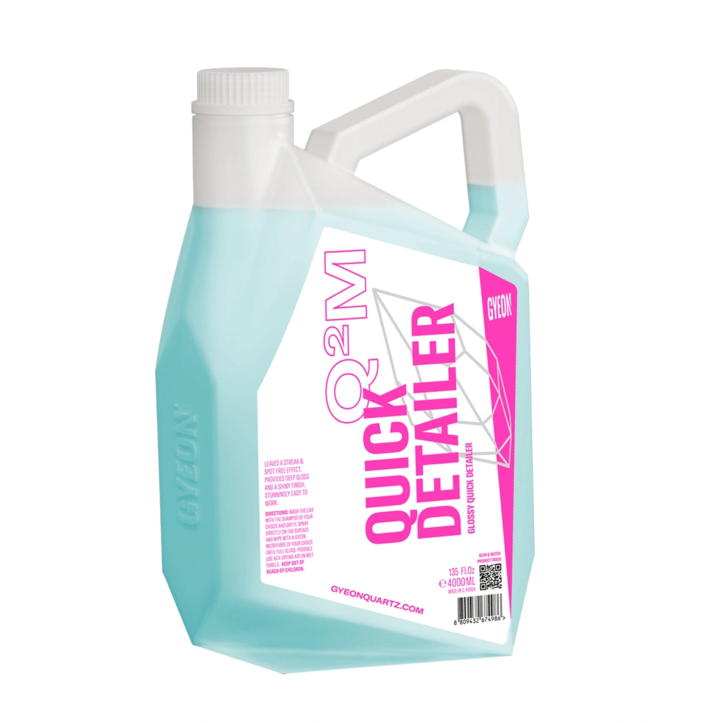 LIMPIADOR RÁPIDO CON BRILLO Y EFECTO SLICK – GYEON Q2M QuickDetailer