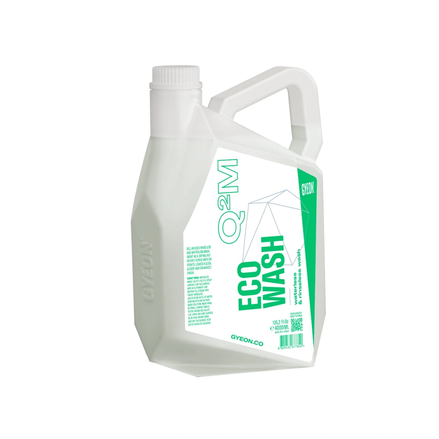 Lavado ecológico con poca agua – Gyeon Q²M Ecowash
