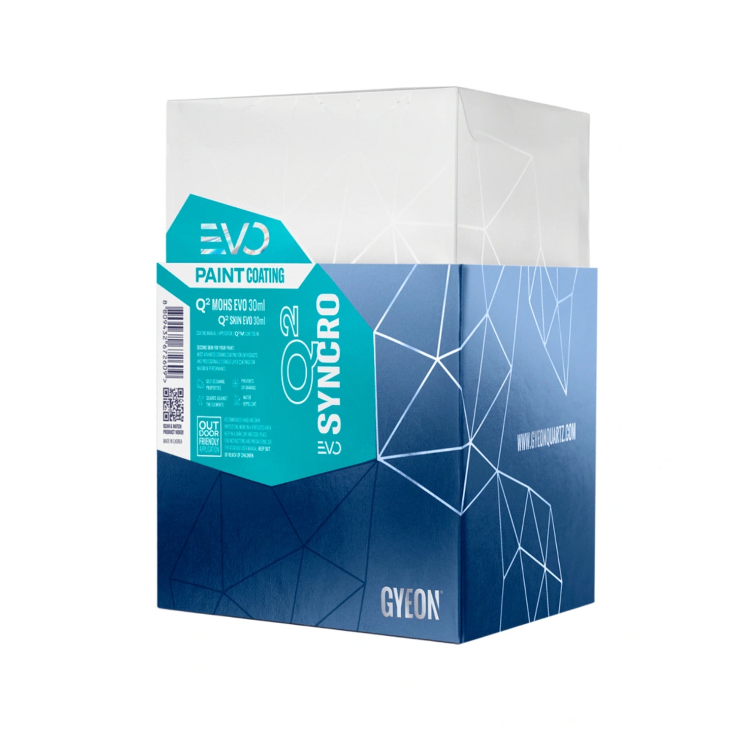 Coating cerámico bicapa para pintura Q² Syncro EVO Kit | GYEON