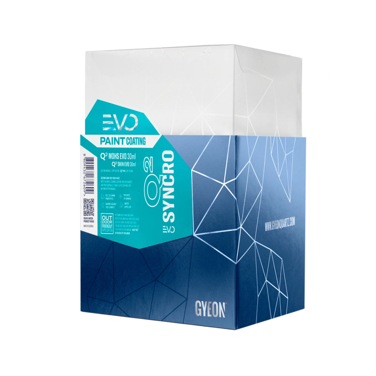 Coating cerámico bicapa para pintura Q² Syncro EVO Kit | GYEON
