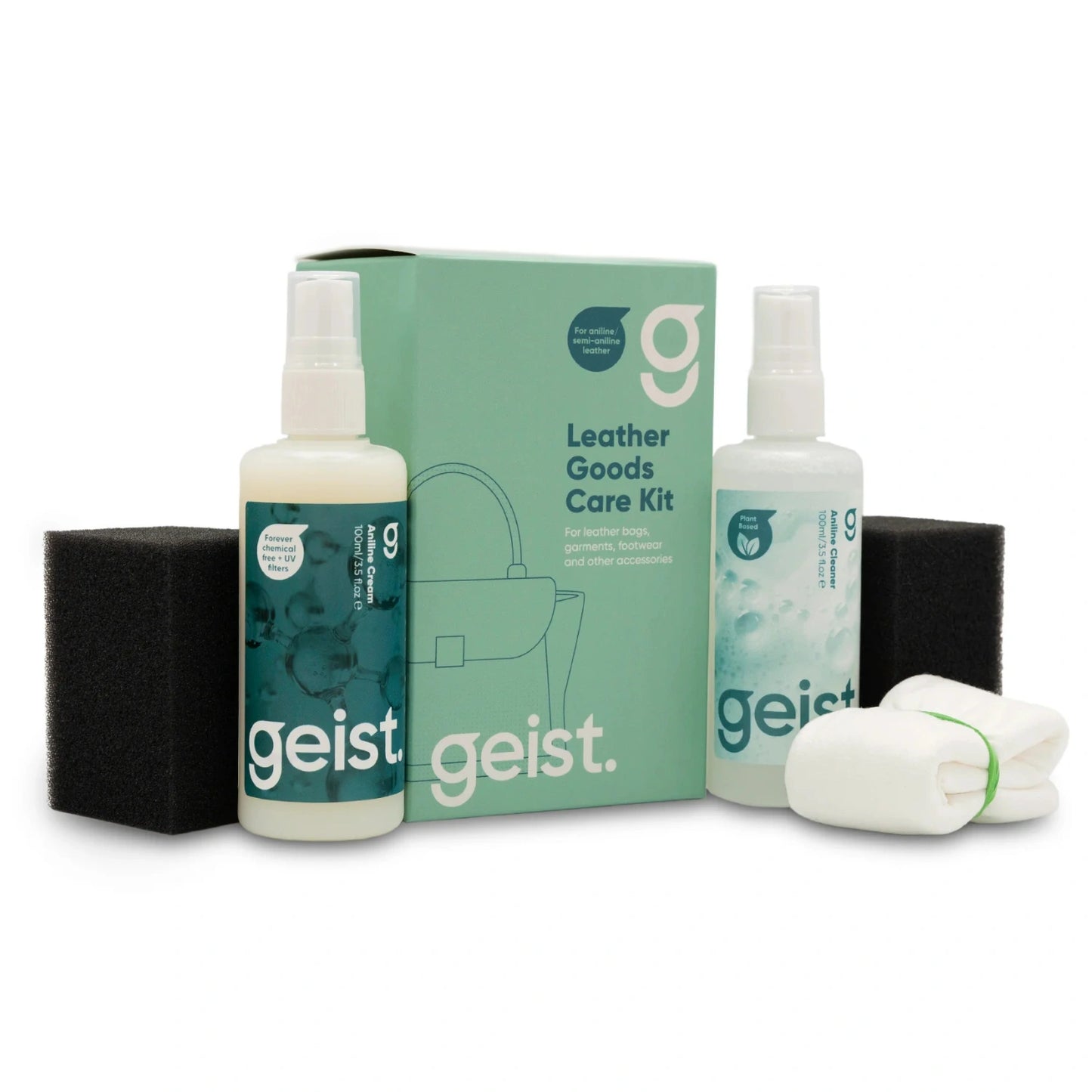 Kit de cuidado para cuero anilina y semianilina GEIST Leather Goods Care Kit