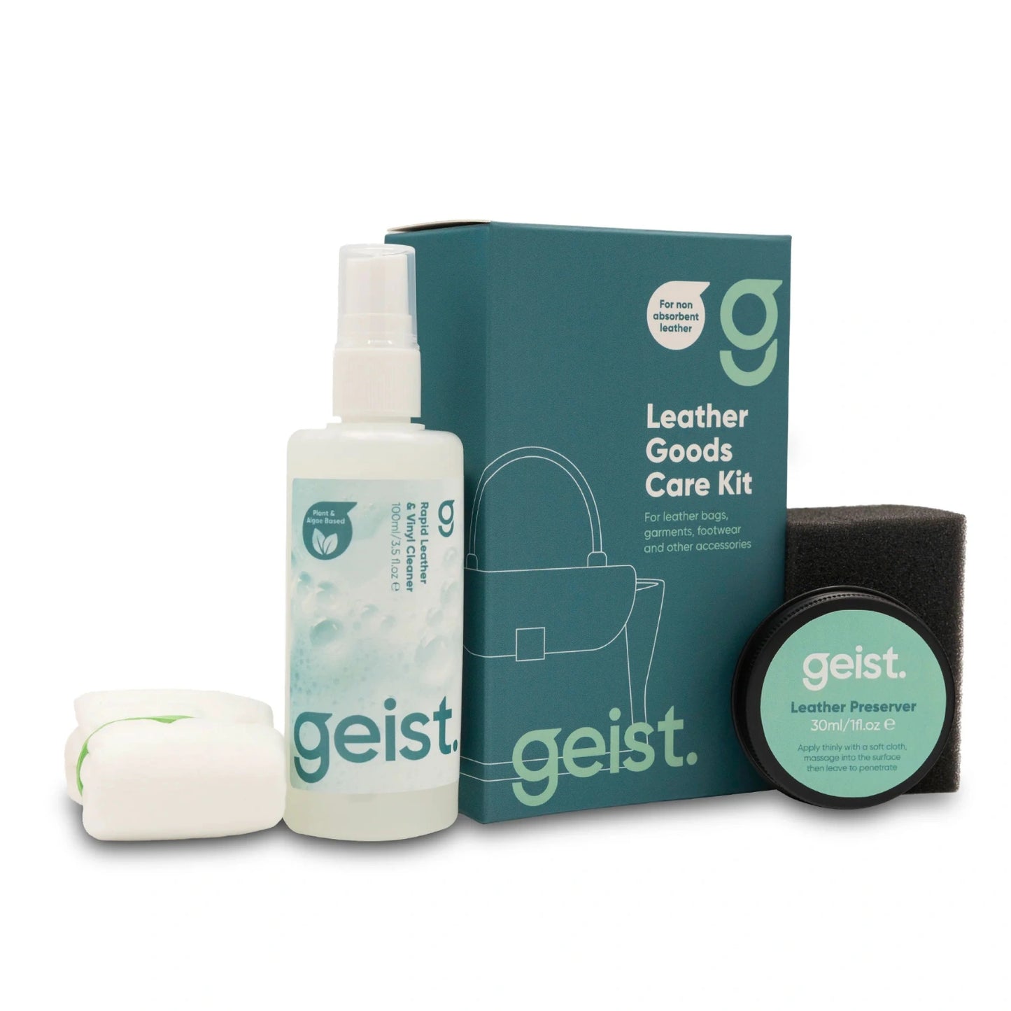 Kit de cuidado para cuero pigmentado GEIST Leather Goods Care Kit