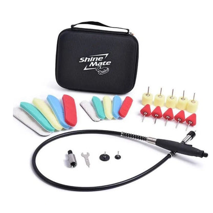 MPK-3 Kit Mini Pulidora Nano ShineMate M14 | Kit de Extensión Profesional para Detailing