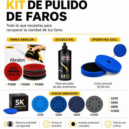 Kit Completo para Restauración de Faros
