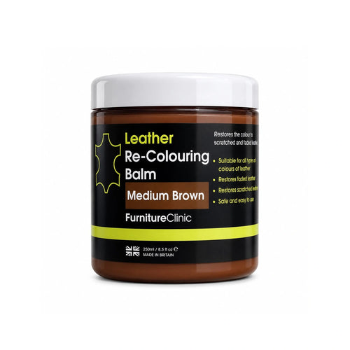 Bálsamo Restaurador de Color para Cuero Furniture Clinic Medium Brown 250 ml