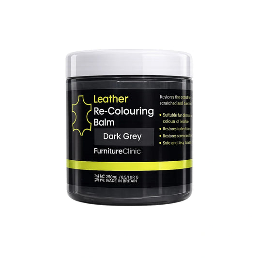 Bálsamo Restaurador de Color para Cuero Furniture Clinic Dark Grey 250 ml