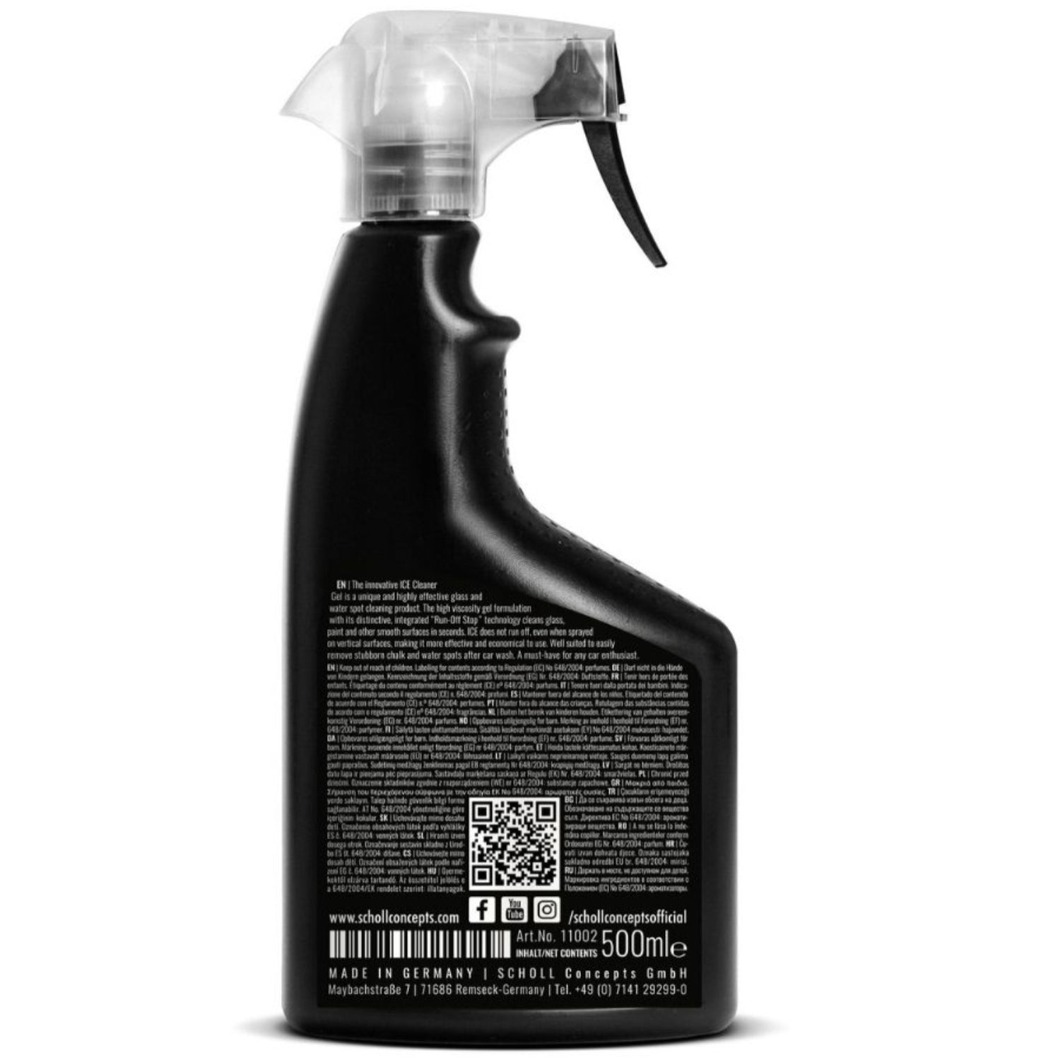 Gel limpiador para cristales 500 ml | Scholl ICE Gel