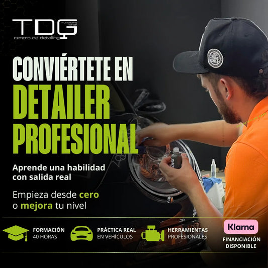 CURSO DETAILING 2 EN 1 – DETAILING + PULIDO Y PROTECCIÓN DE PINTURA (40H)