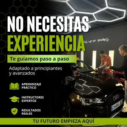 CURSO DETAILING 2 EN 1 – DETAILING + PULIDO Y PROTECCIÓN DE PINTURA (40H)