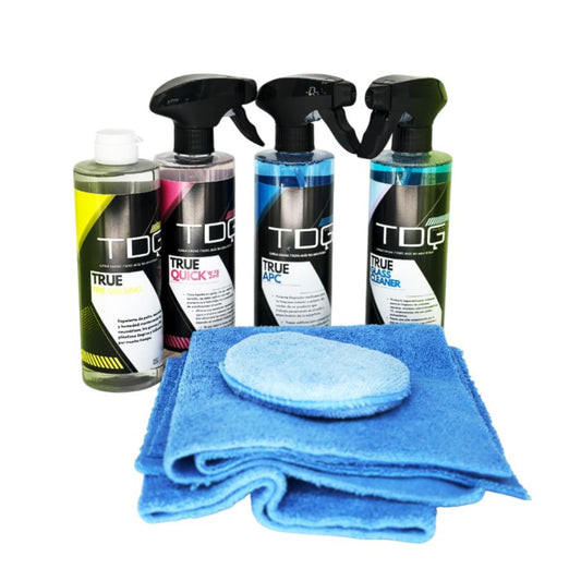 Kit de productos para el cuidado del coche True Kit Detailing Pro