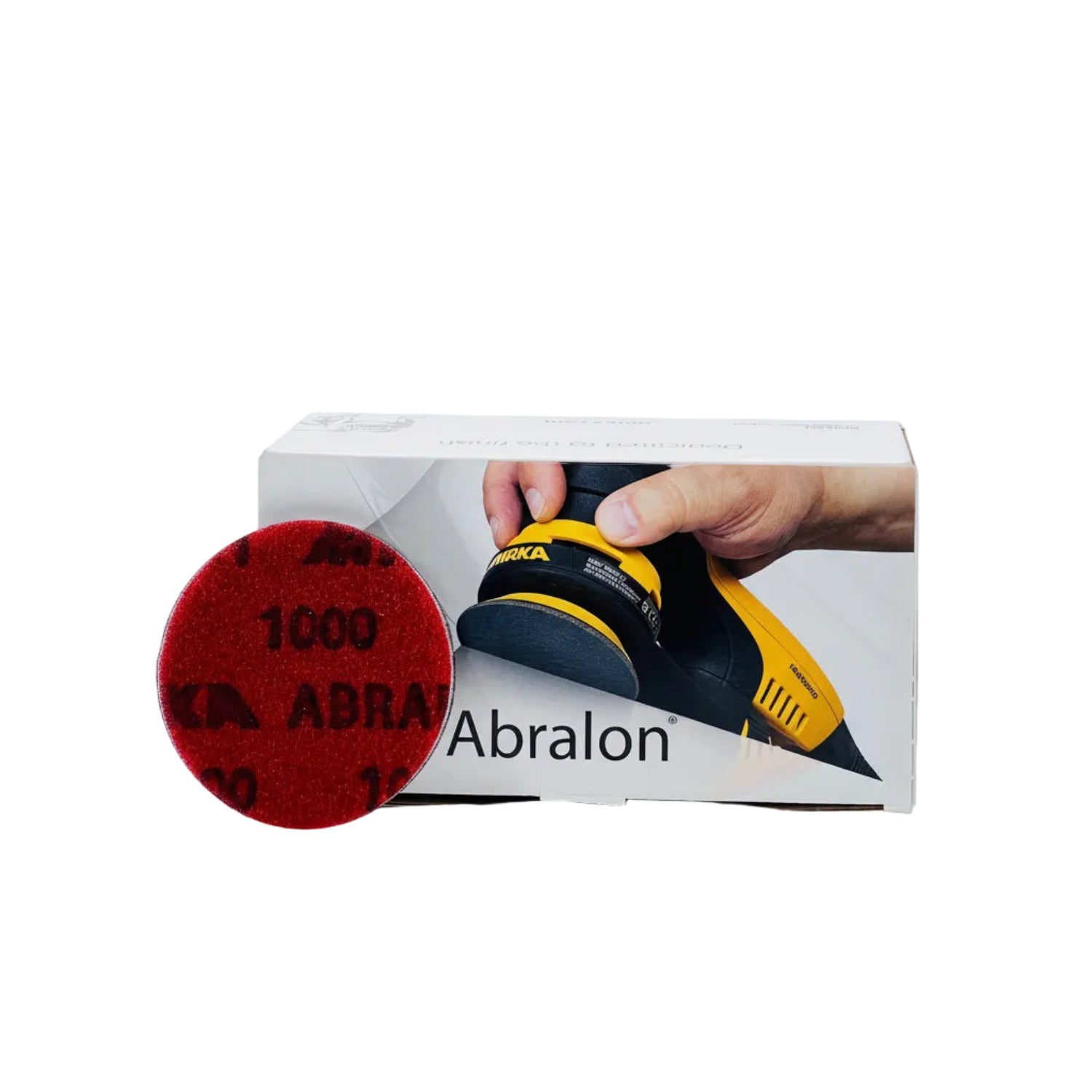Mirka Abralon Ø77 mm – Discos abrasivos de acabado fino (P1000 / P2000 / P3000, 20 uds)