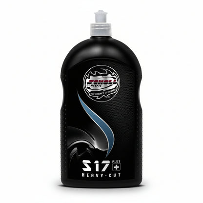 El Scholl Concepts S17+ Rubbing Compound es un pulimento universal de alto rendimiento ideal para eliminar rayaduras, marcas de lijado y defectos en pintura nueva o usada. Su tecnología iPT garantiza máxima eliminación con mínimo polvo y un acabado brillante. Compatible con la mayoría de pads Scholl.