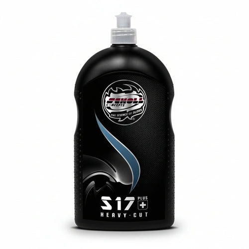 El Scholl Concepts S17+ Rubbing Compound es un pulimento universal de alto rendimiento ideal para eliminar rayaduras, marcas de lijado y defectos en pintura nueva o usada. Su tecnología iPT garantiza máxima eliminación con mínimo polvo y un acabado brillante. Compatible con la mayoría de pads Scholl.