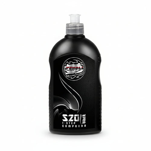 El Scholl Concepts S20 Black es un pulimento de un solo paso diseñado para eliminar rayaduras profundas y hologramas rápidamente. 