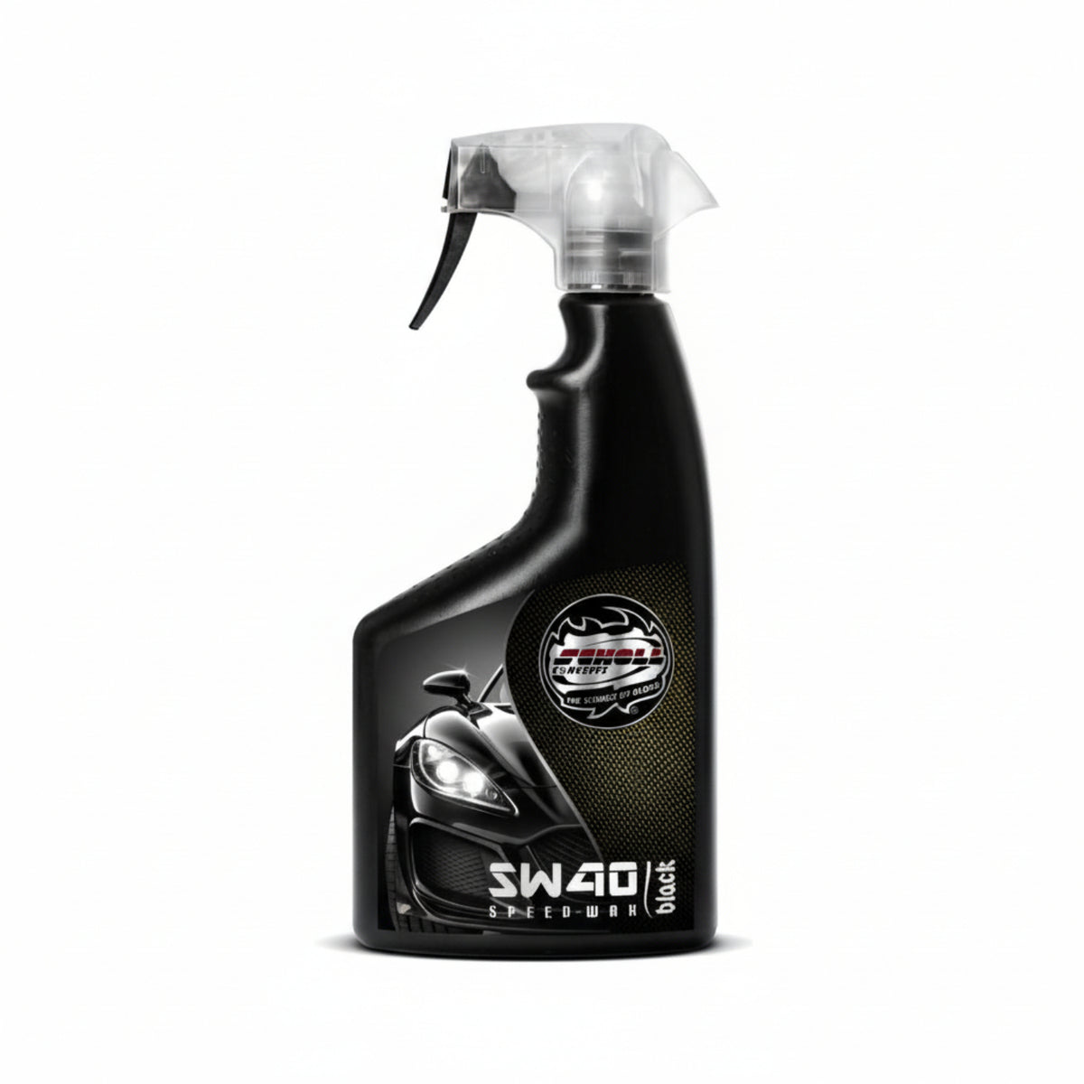 La Scholl Concepts SW40 Black Speed Wax es una cera pulverizadora de nueva generación, desarrollada con polímeros avanzados para ofrecer un acabado brillante excepcional y un sellado duradero en vehículos nuevos o con pintura en buen estado.