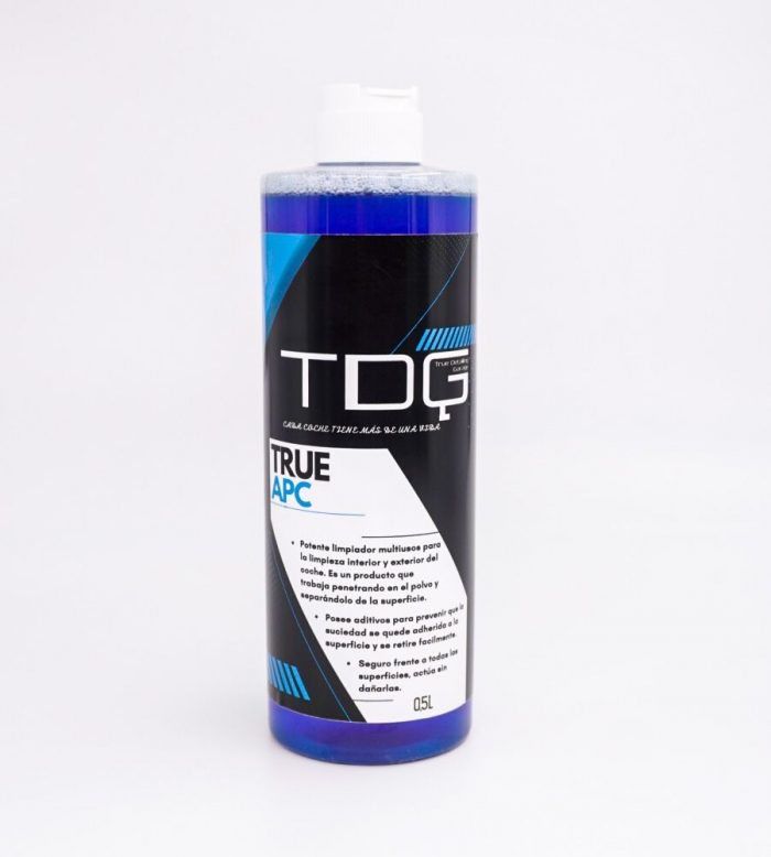 Botella de 500 ml de True APC concentrado, limpiador multiusos profesional para coche