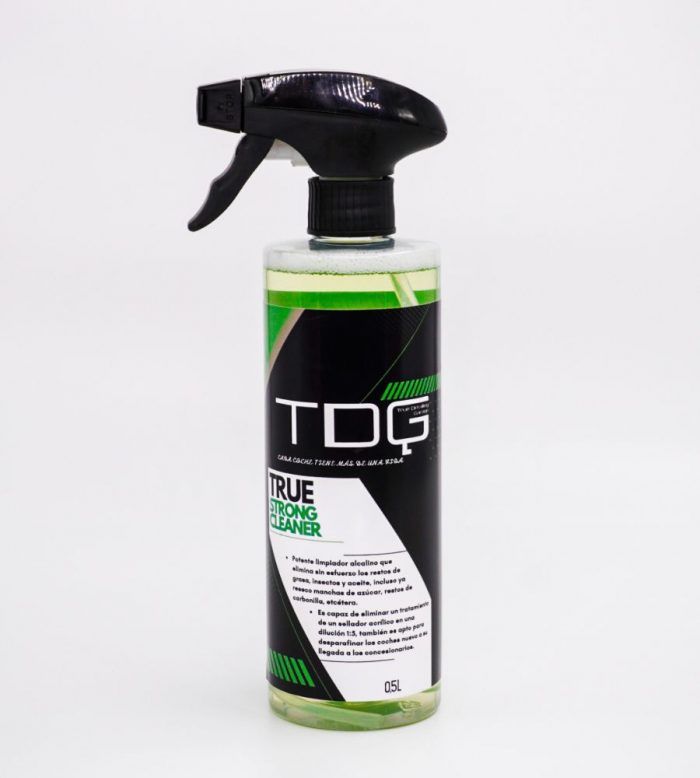 Botella de 500 ml de True Strong Cleaner con atomizador, limpiador potente listo para usar en vehículos