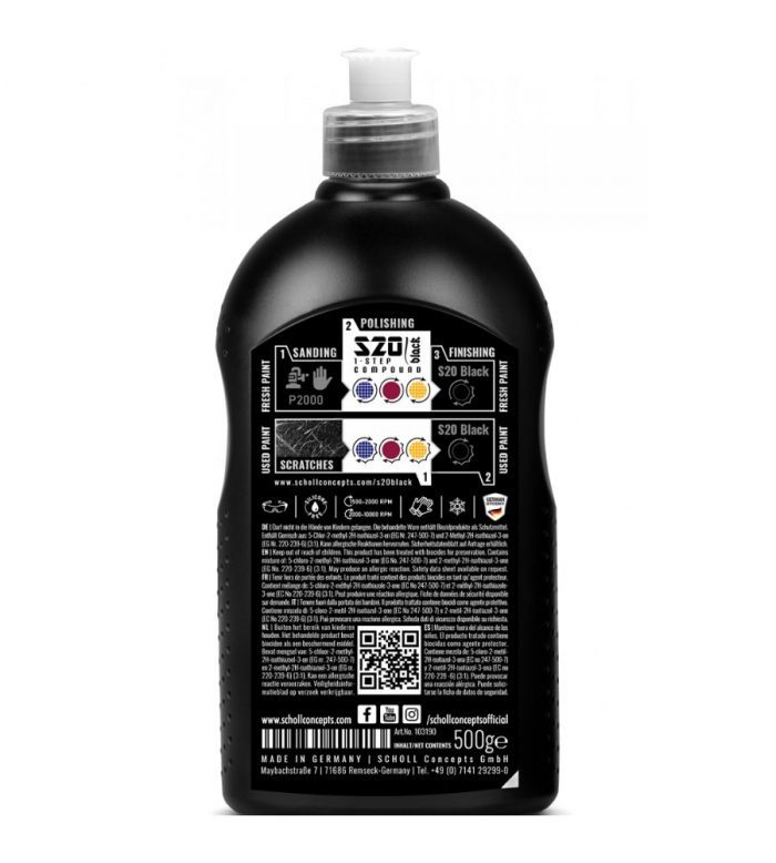 Scholl Concepts S20 Black 1 Paso pulimento - Imagen 2